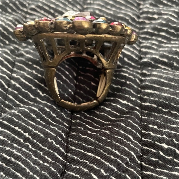 Multicolor Gemstone Bracelet and Ring Set - Picture 5 of 9